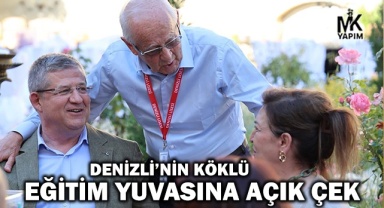 AK Parti’den Denizli’nin köklü eğitim kurumuna açık çek