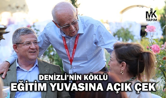 AK Parti’den Denizli’nin köklü eğitim kurumuna açık çek