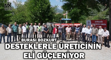 Bozkurt’ta üreticilere destek geldi