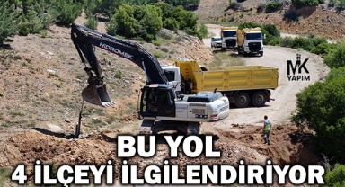 Bu yol 4 ilçeyi birbirine bağlıyor