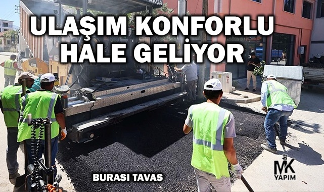 Demirciler Caddesi sıcak asfalta kavuşuyor