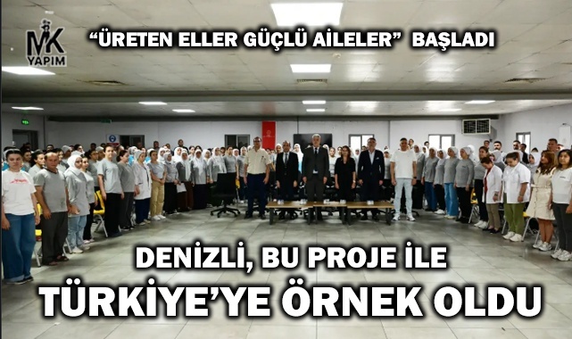 Denizli, bu proje ile Türkiye'ye örnek oldu