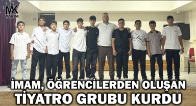 Denizli’de bir imam tiyatro grubu kurdu