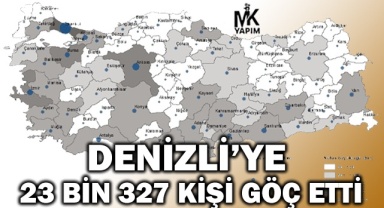 2025 yılında Denizli’ye göç edenlerin sayısı belli oldu