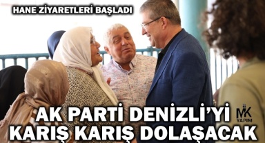 AK Parti Denizli’yi karış karış dolaşacak