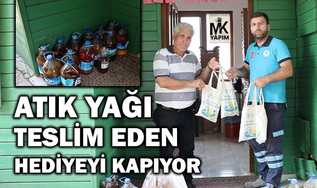 Atık yağı teslim et hediyeyi kap