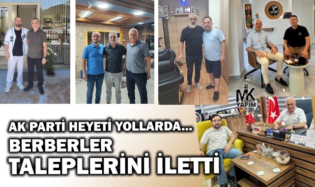 Berber esnafı talepleri iletti