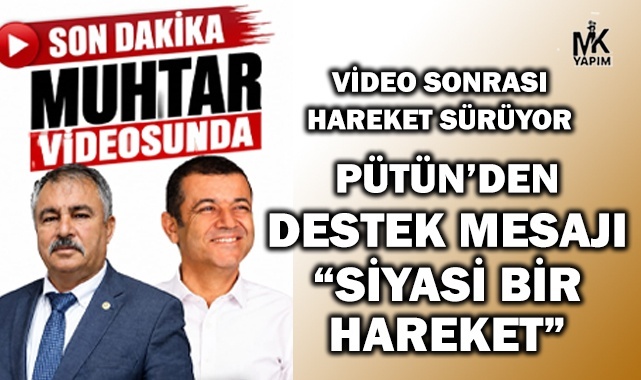 Beyağaç Belediye Başkanı Sezai Pütün “Siyasi bir hareket”