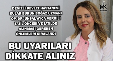 Bu uyarıları dikkate alınız