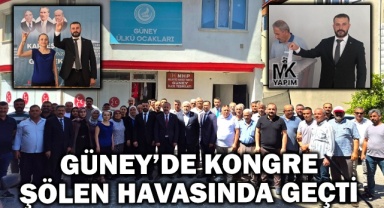 Güney’de kongre şölen havasında geçti