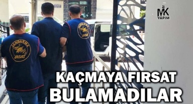 Kaçmaya fırsat bulamadılar