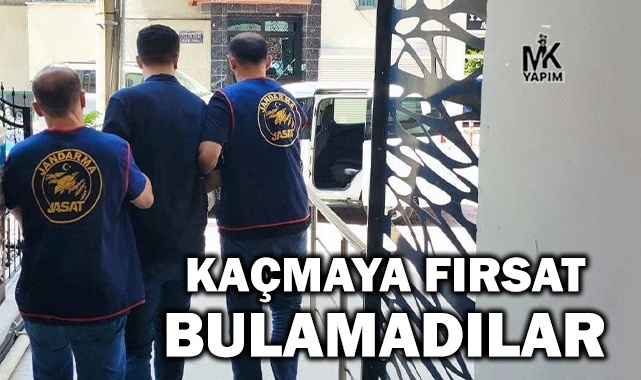Kaçmaya fırsat bulamadılar
