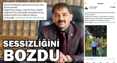 Kale Belediye Başkanı Erkan Hayla sessizliğini bozdu