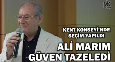 Kent Konseyi’nde seçim yapıldı Ali Marım güven tazeledi