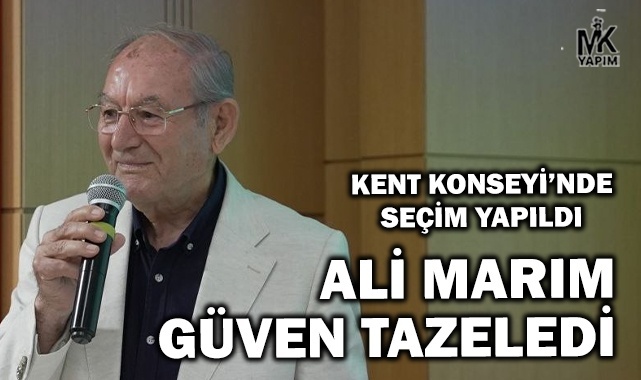 Kent Konseyi’nde seçim yapıldı Ali Marım güven tazeledi