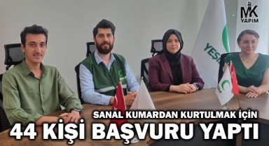 Sanal kumardan kurtulmak için 44 kişi başvuru yaptı
